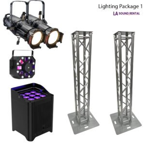 Package picture including lights and trusses.